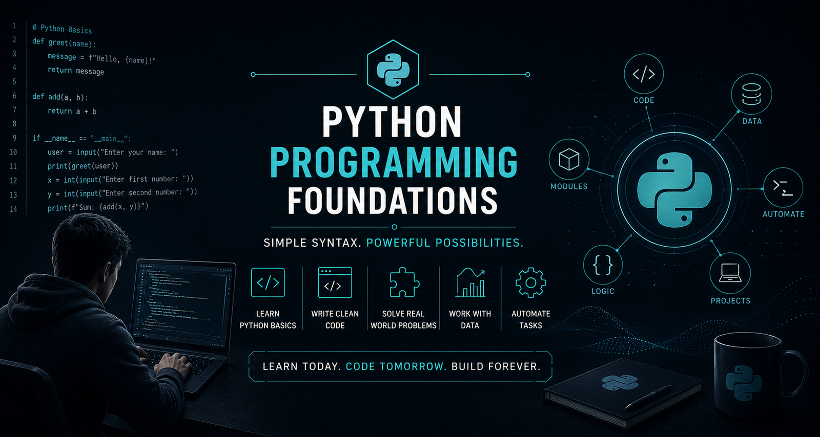 Python Programming Foundations course at Forti Byte Pune