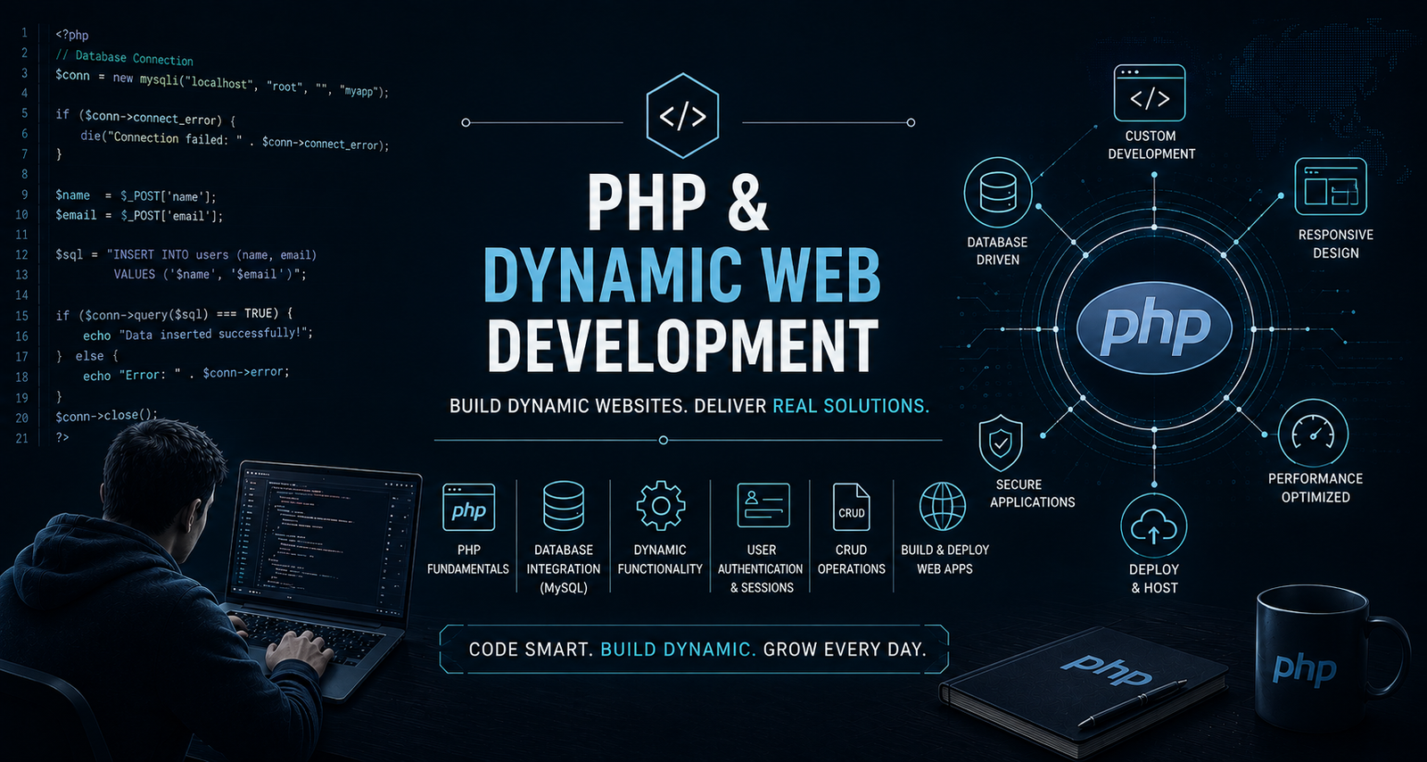 PHP & Dynamic Web Development course at Forti Byte
